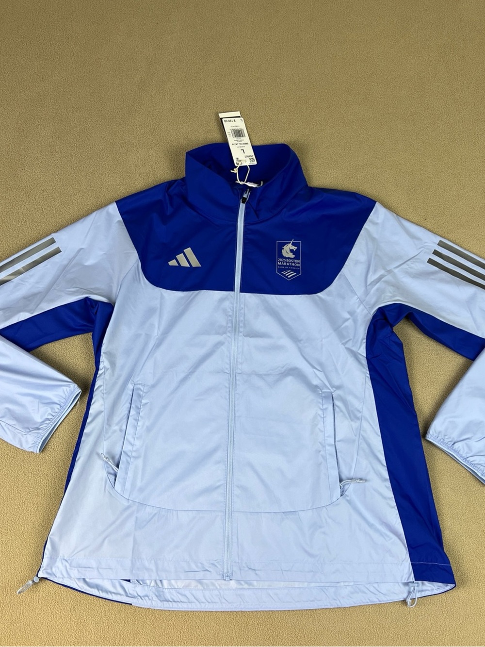 Adidas 2025 Boston Marathon WindReady Running Jacket JN3002. Women's Sz L
